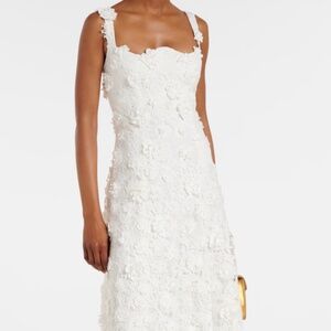 Leo Lin - Odette floral-appliqué lace cocktail dress